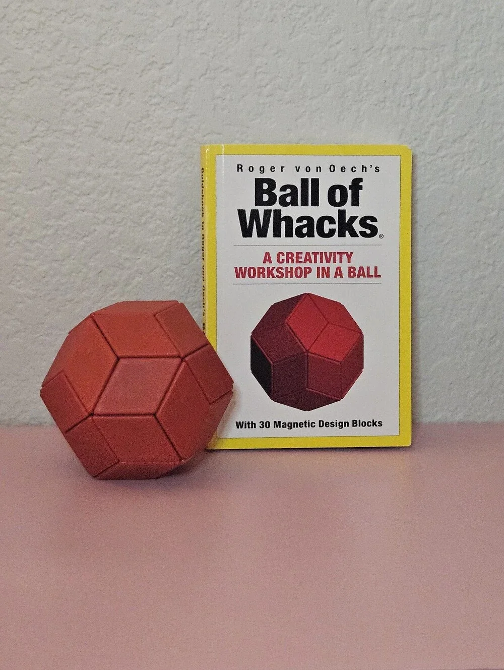 Roger von Oech’s Red Ball of Whacks Magnetic Toy & Guidebook